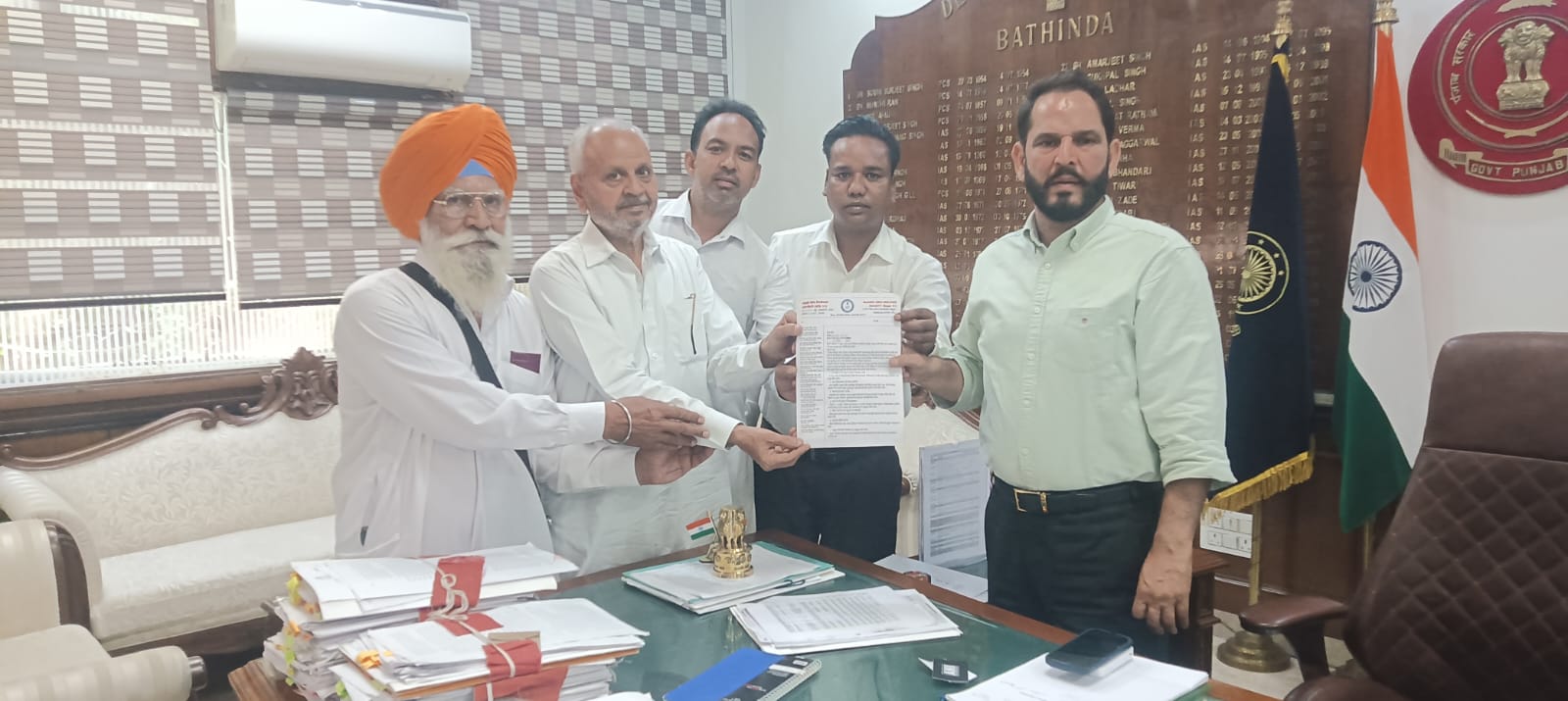 Right to Education Campaign demand Letter to DC Bathinda