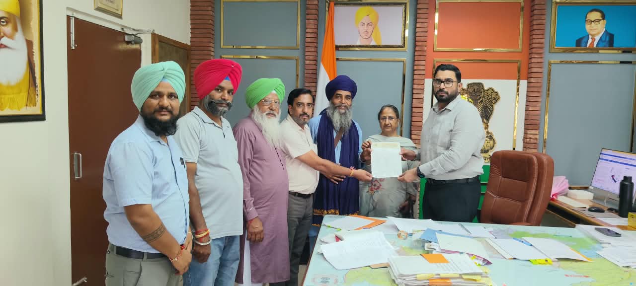 Demand Letter given to DC Amritsar 